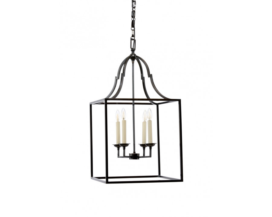 Wildwood - Winston Pendant in Dark Bronze, Metal