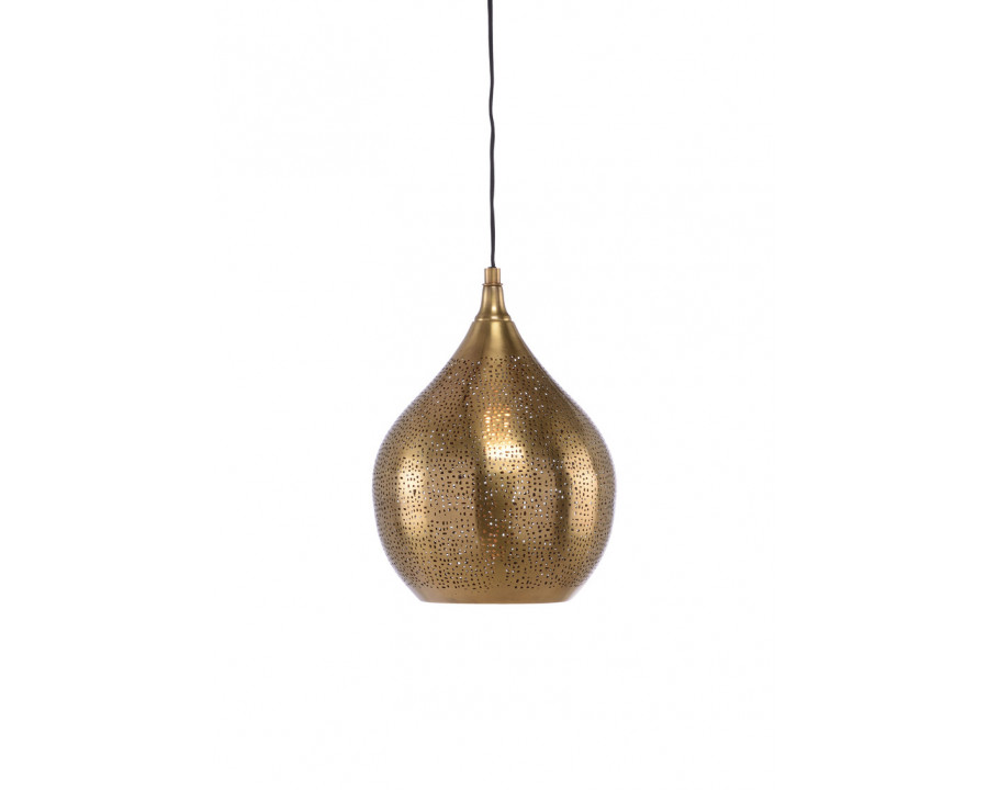 Wildwood - Aurora Pendant in Antique Patina, Brass