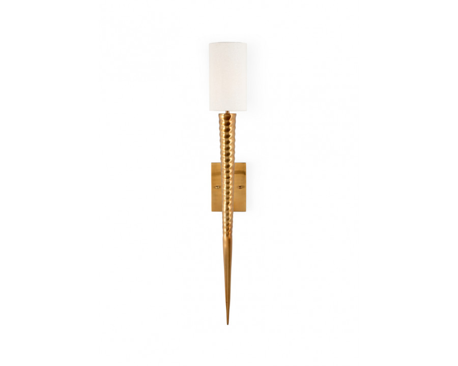 Wildwood Laguna Sconce - Brass/White