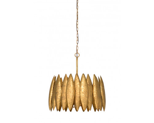 Wildwood - Ryland Chandelier in Antique Gold Leaf, Iron