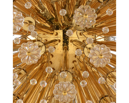 Wildwood Lolita Chandelier - Brass Plated/Clear, Large