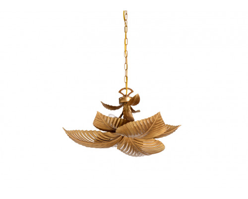 Wildwood Naples Palm Chandelier - Antique Gold, Small