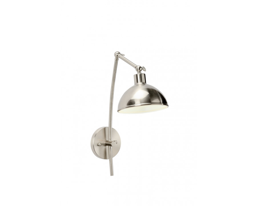 Wildwood - Mercer Sconce in Brushed Nickel, Metal