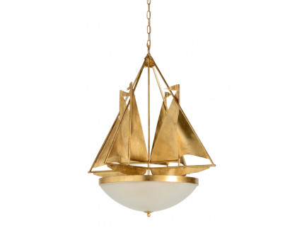 Wildwood Regatta Chandelier - Gold