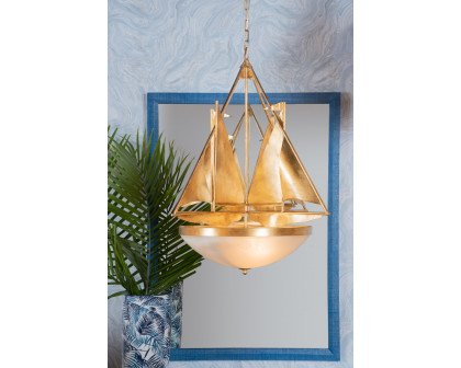 Wildwood Regatta Chandelier - Gold