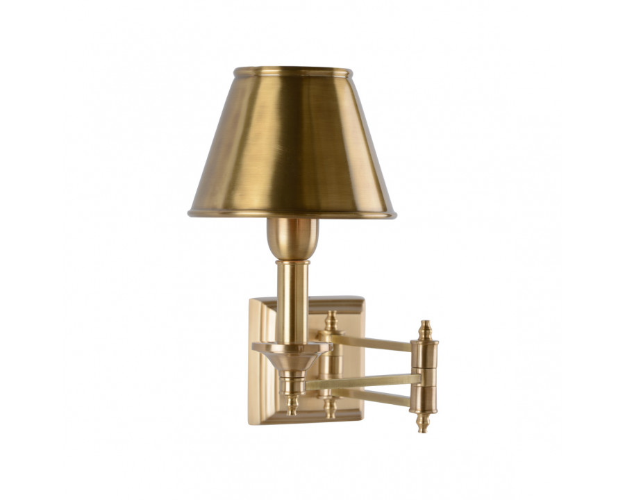 Wildwood - Study Sconce in Antique, Brass