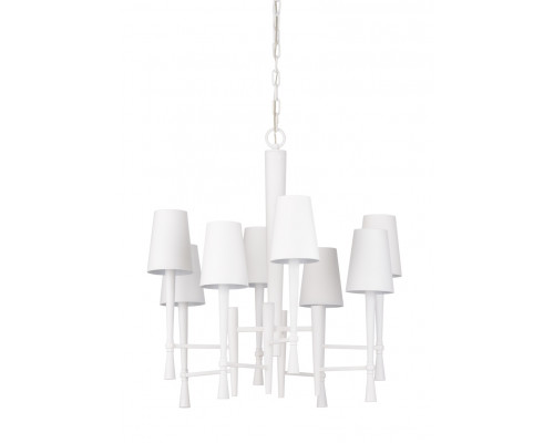 Whiteline White Ferrier Chandelier in White