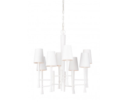 Whiteline White Ferrier Chandelier in White