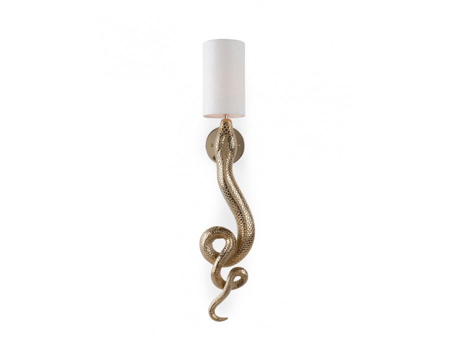 Wildwood Sapera Sconce - White/Brass