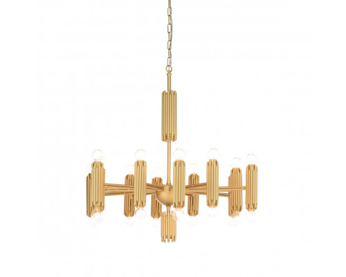 Wildwood - Baldwin Chandelier in Matte Gold, Iron