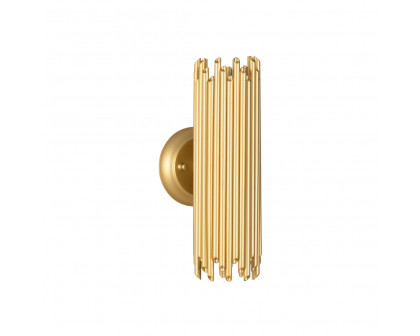 Wildwood - Baldwin 2 Lite Sconce in Matte Gold, Iron