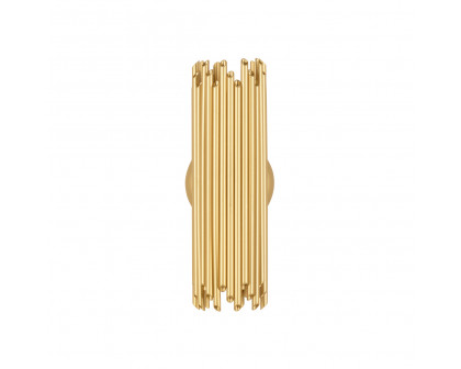 Wildwood - Baldwin 2 Lite Sconce in Matte Gold, Iron