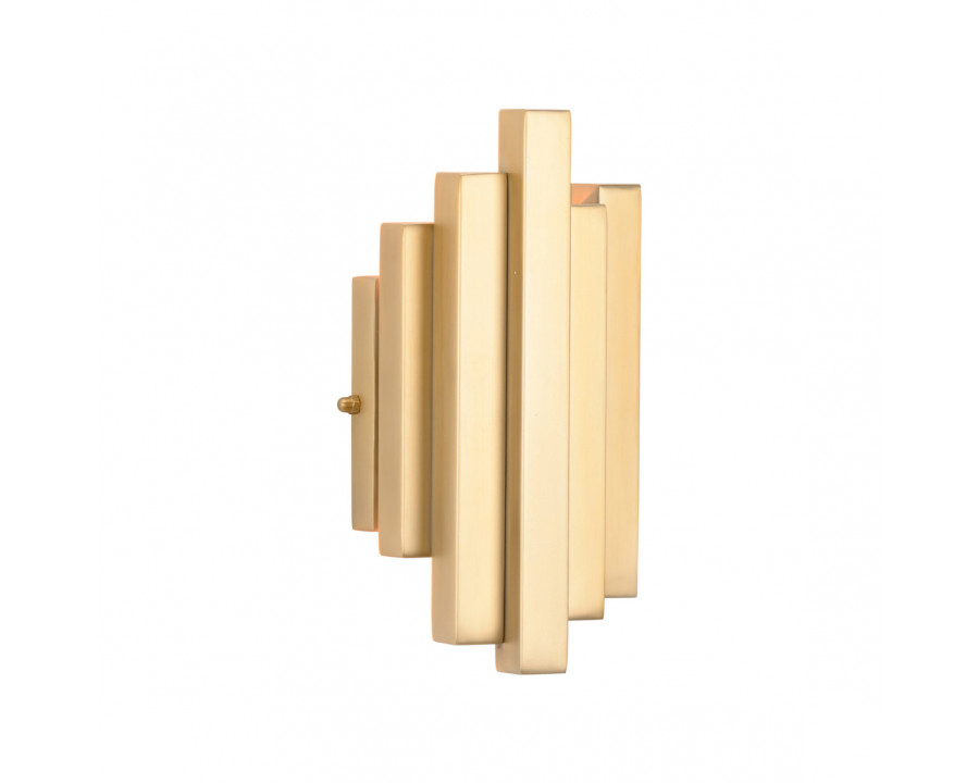 Wildwood - Van Dusen Sconce in Antique Brass, Metal