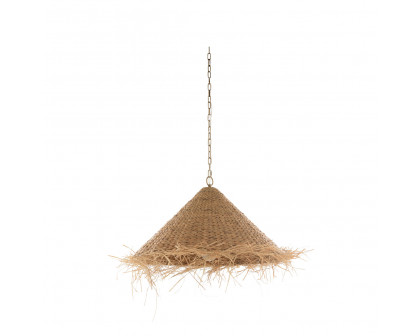 Wildwood - Mia Pendant in Natural, Rattan