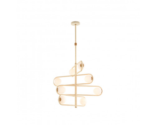 Wildwood Sol 4 Tier Chandelier - Natural/Milk