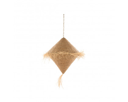 Wildwood - Maya Pendant in Natural, Rattan