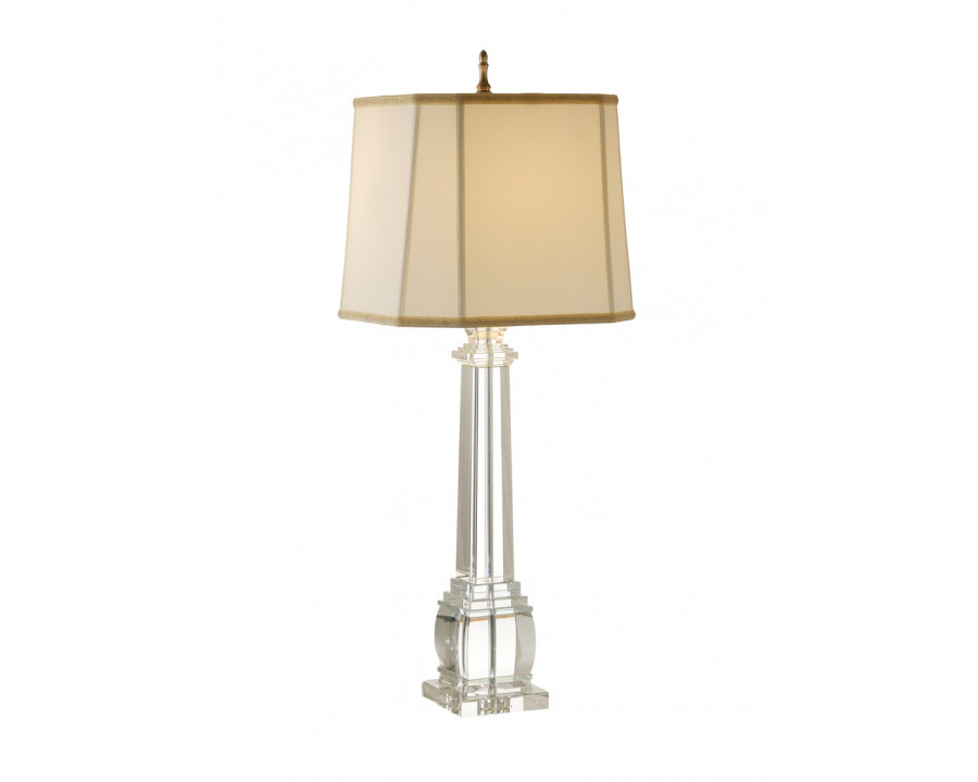 Wildwood - Copely Lamp in Clear, Crystal