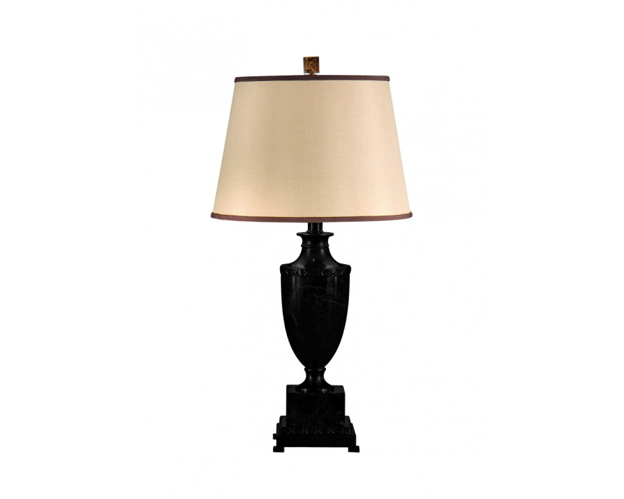 Wildwood - Marble Urn Lamp in Natural Brown, Marble