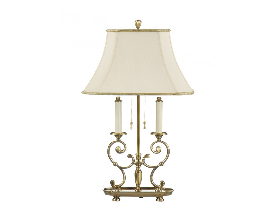 Wildwood - Barrymore Lamp in Antique Patina, Brass