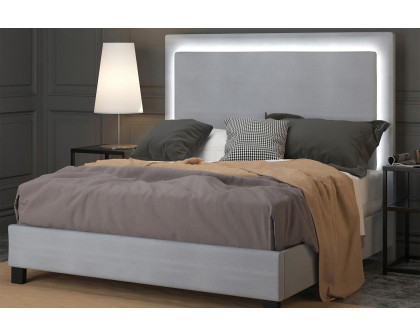 Worldwide - Lumina 60" Queen Bed with Light