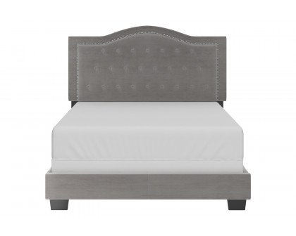 Worldwide™ Pixie 54" Double Bed - Light Gray