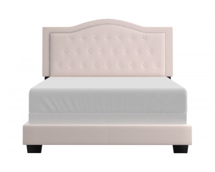 Worldwide Pixie 60" Queen Bed - Blush Pink