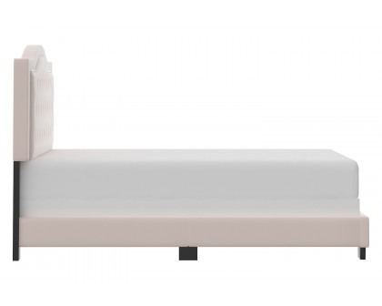 Worldwide Pixie 60" Queen Bed - Blush Pink