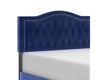 Worldwide Pixie 60" Queen Bed - Blue