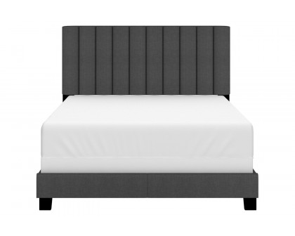 Worldwide Jedd 54" Double Bed - Charcoal