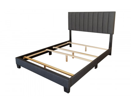 Worldwide Jedd 54" Double Bed - Charcoal