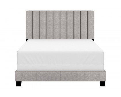 Worldwide Jedd 54" Double Bed - Light Gray