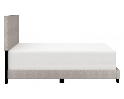 Worldwide Jedd 54" Double Bed - Light Gray