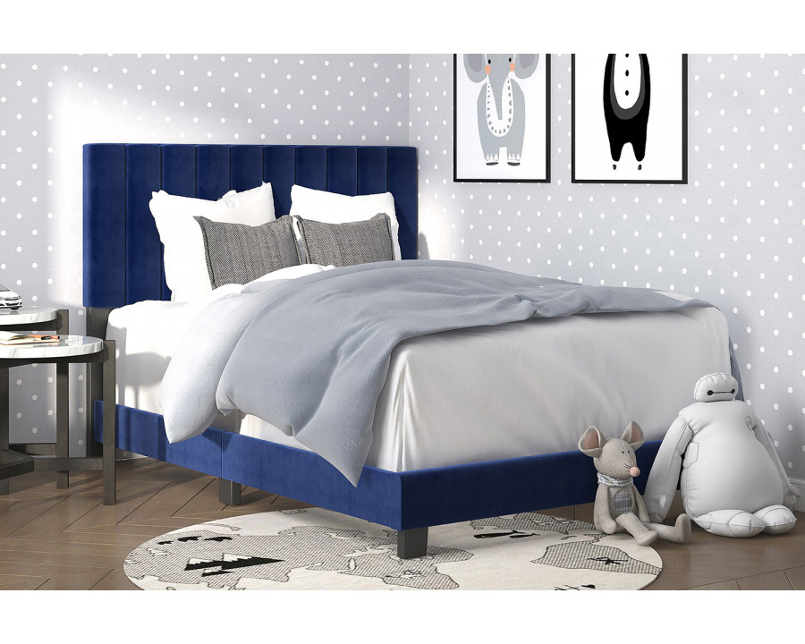 Worldwide Jedd 54" Double Bed - Blue