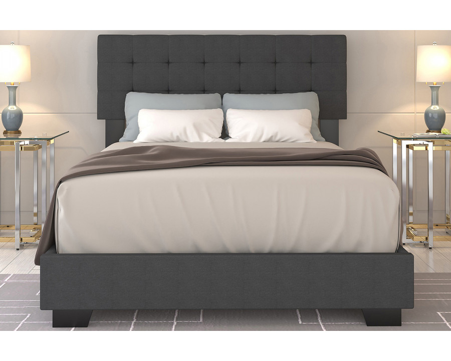 Worldwide Exton 54" Double Bed - Charcoal