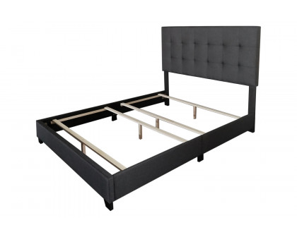 Worldwide™ Exton 54" Double Bed - Charcoal