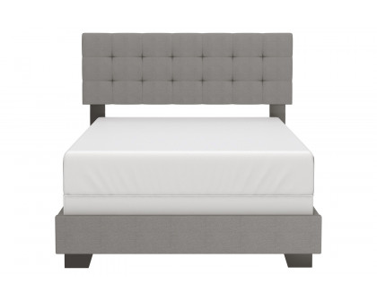 Worldwide Exton 54" Double Bed - Light Gray