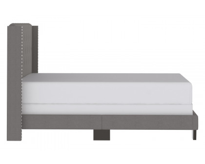 Worldwide Gunner 54" Double Bed - Light Gray