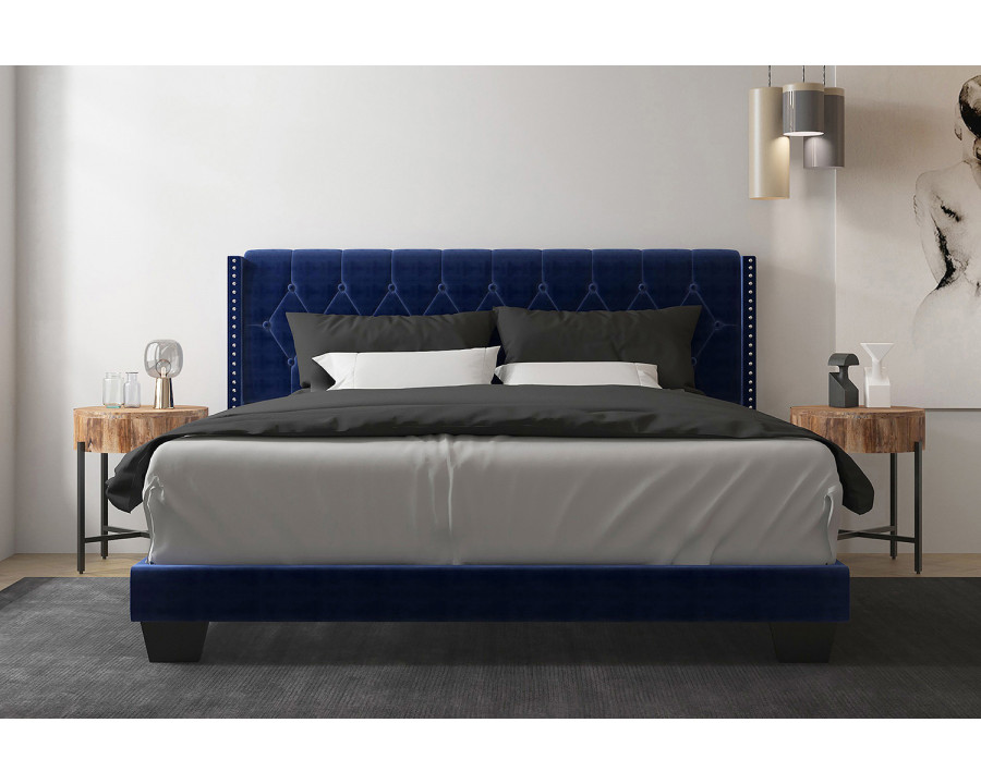 Worldwide Gunner 78" King Bed - Blue