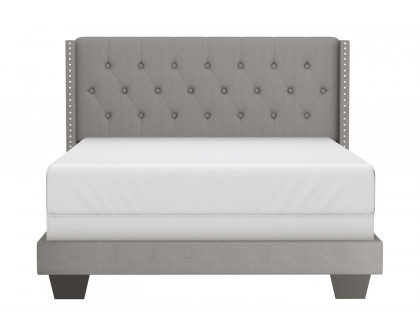 Worldwide Gunner 60" Queen Bed - Light Gray