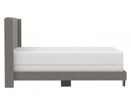 Worldwide Gunner 60" Queen Bed - Light Gray