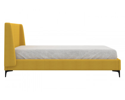 Worldwide Hamburg 60" Queen Bed - Mustard