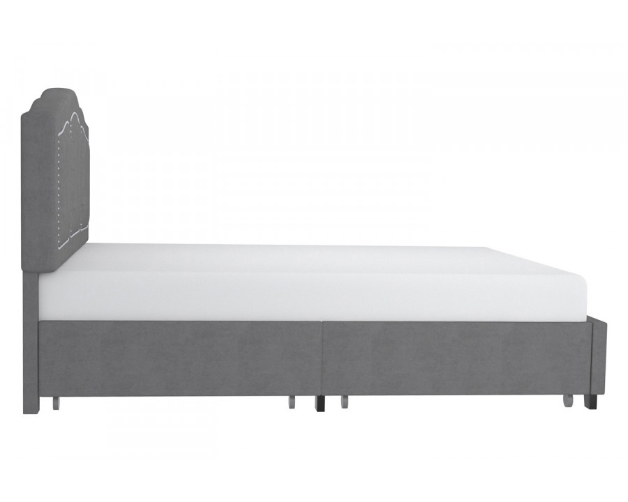 Worldwide - Diana 60" Queen Bed with Storage