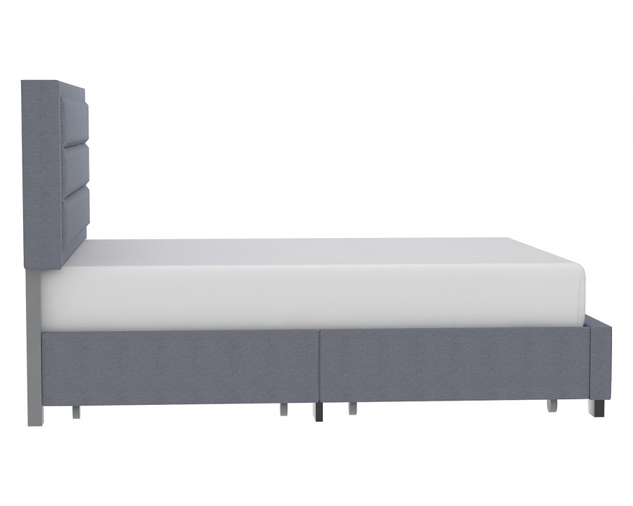 Worldwide - Russell 54" Double Platform Bed with Storage