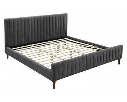 Worldwide Hannah 78" King Bed - Charcoal