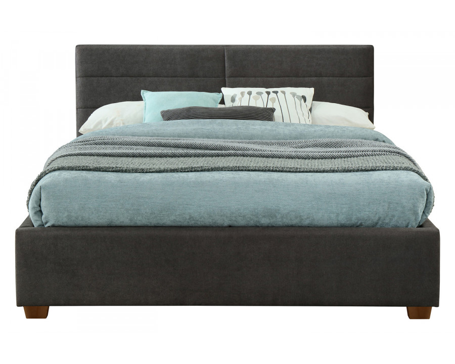 Worldwide - Emilio 60" Queen Bed with Drawer