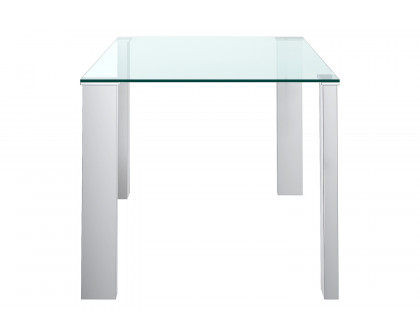 Worldwide - Frankfurt Rectangular Dining Table in Stainless Steel