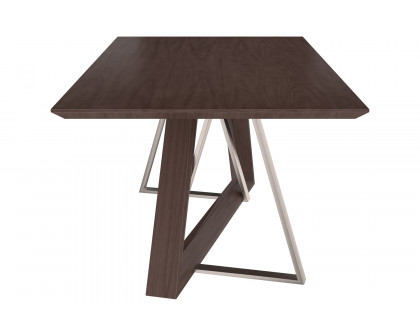 Worldwide - Drake Rectangular Dining Table in Walnut