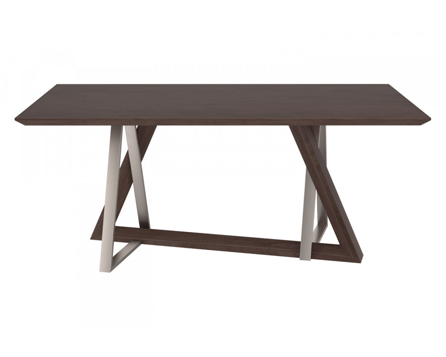 Worldwide - Drake Rectangular Dining Table in Walnut