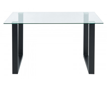 Worldwide Franco Rectangular Dining Table - Black