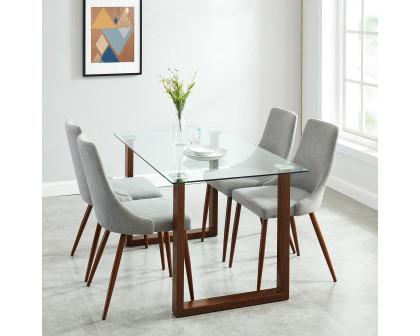 Worldwide Franco Rectangular Dining Table - Walnut